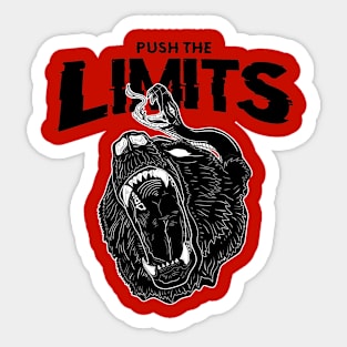 Push the limits Sticker